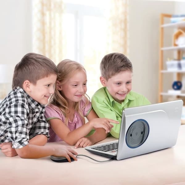 VTECH Genio Computer - För barn i åldrarna 5 till 12 - Grå - Mer än 50 aktiviteter och applikationer
