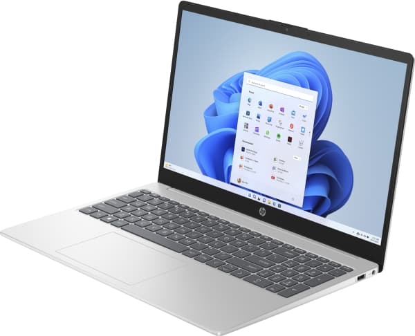 HP Laptop 15-fc0009no, AMD Ryzen™ 3, 39,6 cm (15.6"), 1920 x 1080 piksler, 8 GB, 256 GB, Windows 11 Home in S mode