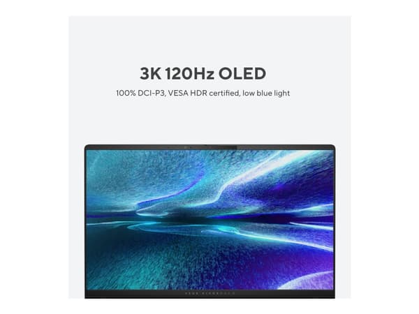 ASUS VivoBook S 15 OLED S5507QA-MA064X - 180-graders hengseldesign - Snapdragon X Elite - X1E-78-100 - Win 11 Pro - Qualcomm Adreno - 32 GB RAM - 1 T