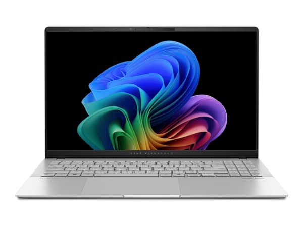 ASUS VivoBook S 15 OLED S5507QA-MA064X - 180° saranoitu muotoilu - Snapdragon X Elite - X1E-78-100 - Win 11 Pro - Qualcomm Adreno - 32 GB RAM - 1 TB Hopea