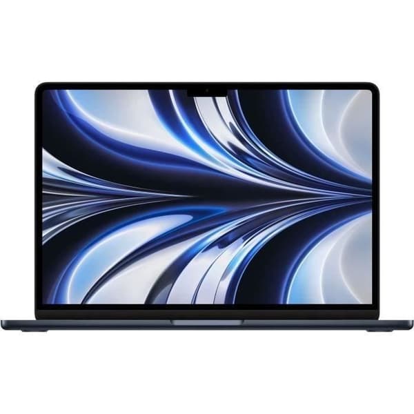 Apple - 13,6" MacBook Air M2 - 8GB RAM - 256GB lagring - Midnatt - AZERTY (2022) - Renoverad - Bra skick- REFURBISHED