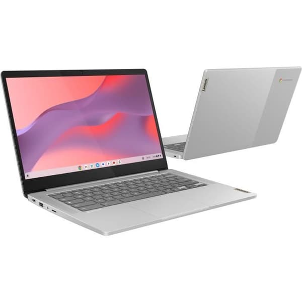 Lenovo IdeaPad Slim 3 14M868 Chromebook-dator| 14'' FHD - MT8186 - 4 GB RAM - 128 GB lagringsutrymme - Chrome OS - AZERTY