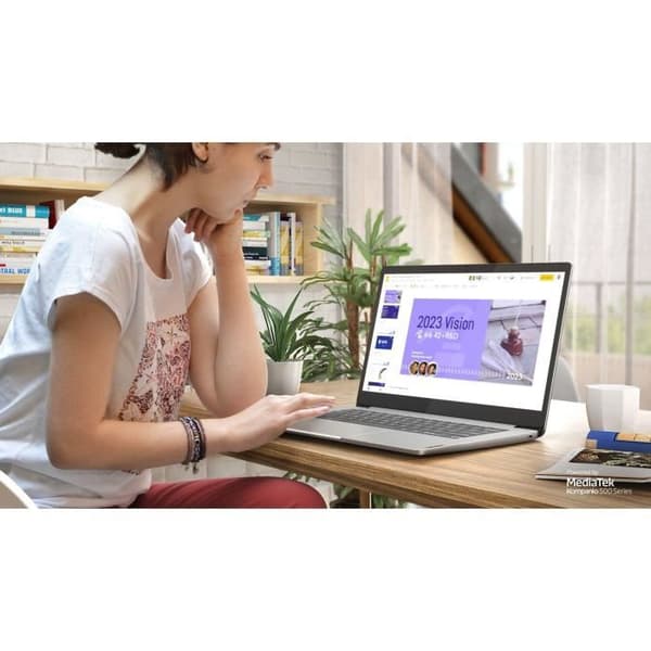 Lenovo IdeaPad Slim 3 14M868 Chromebook-dator| 14'' FHD - MT8186 - 4 GB RAM - 128 GB lagringsutrymme - Chrome OS - AZERTY