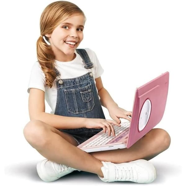VTECH Genio barndator - AZERTY tangentbord, mus, 5'' skärm, 8GB minne - Rosa