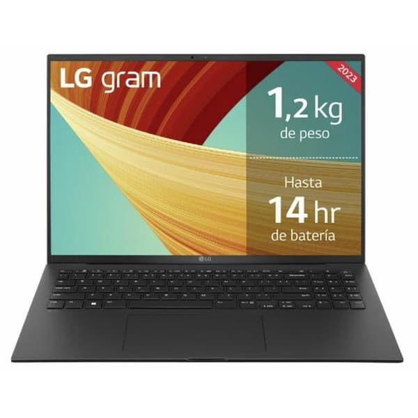 Laptop LG Gram 16Z90R-E AD78B 16" Intel Core i7-1360P 32 GB RAM 1 TB SSD NVIDIA GeForce RTX 3050 Espanjalainen Qwerty musta