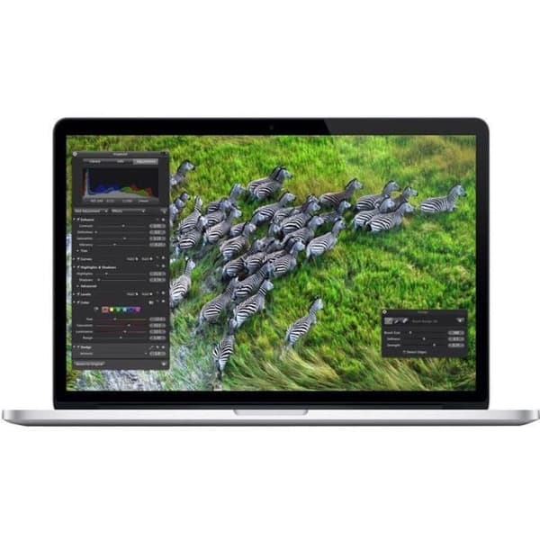 MacBook Pro Retina 15" Core i7 2,5 Ghz 16 GB 1 TB SSD Silver (2014) - Nytt batteri - Renoverad - Mycket bra skick- REFURBISHED