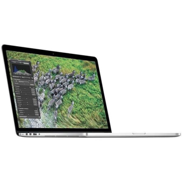 MacBook Pro Retina 15" Core i7 2.2 Ghz 16 GB 1 TB SSD Silver (2014) - Nytt batteri - Renoverad - Utmärkt skick- REFURBISHED