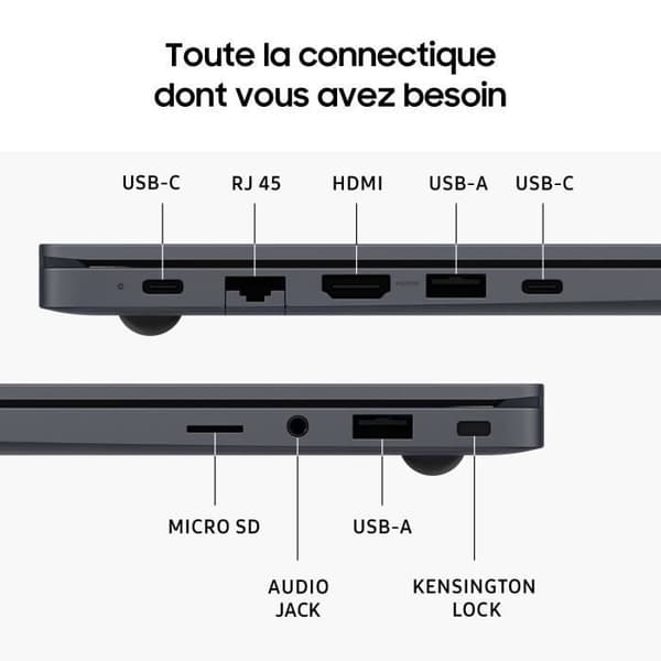 Bärbar PC - Samsung - Galaxy Book 4 - 15,6'' FHD 60 Hz - Intel Core i5-120U - 8GB RAM - 256GB SSD - Intel Iris Xe Graphics -Win 11