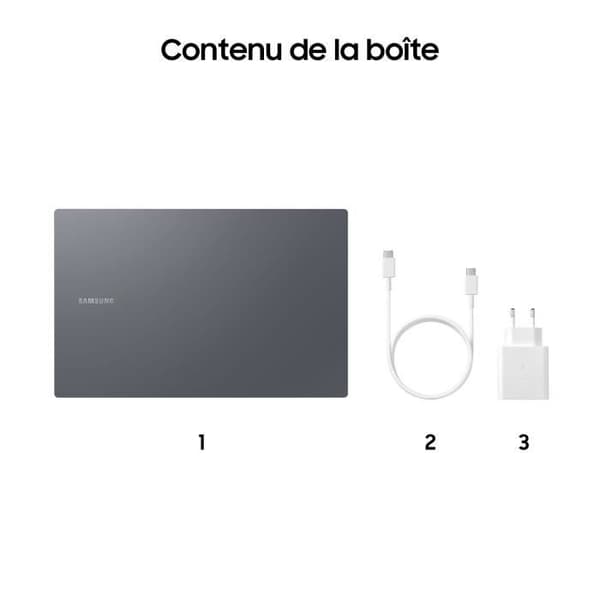 Bärbar PC - Samsung - Galaxy Book 4 - 15,6'' FHD 60 Hz - Intel Core i5-120U - 8GB RAM - 256GB SSD - Intel Iris Xe Graphics -Win 11
