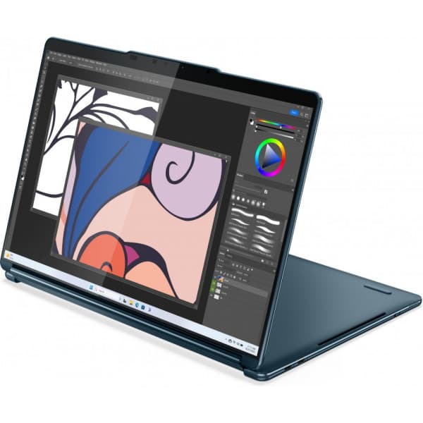 Lenovo Yoga Book 2X13 13,3" -kannettava, Win 11 Pro, sinivihreä (83FF000MMX)