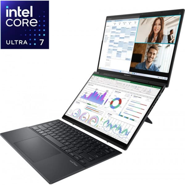 Asus Zenbook Pro 14 Duo OLED 14" bärbar dator, Win 11 (UX8406MA-PURE19)