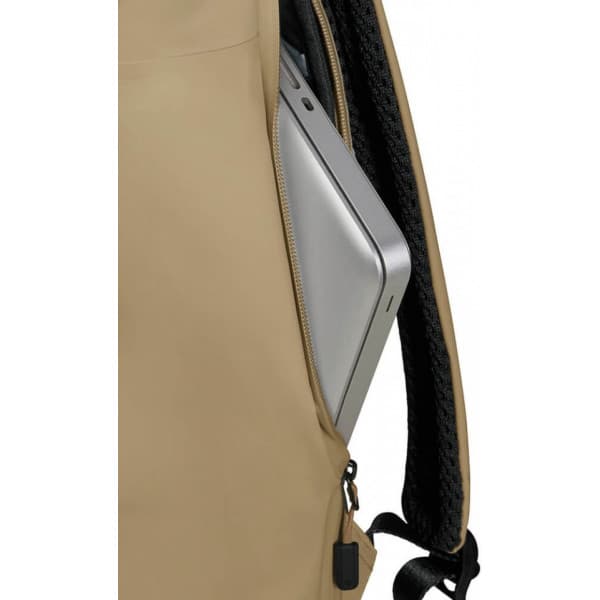 Samsonite Coatify Biz Rolltop 15,6" -reppu, hiekka