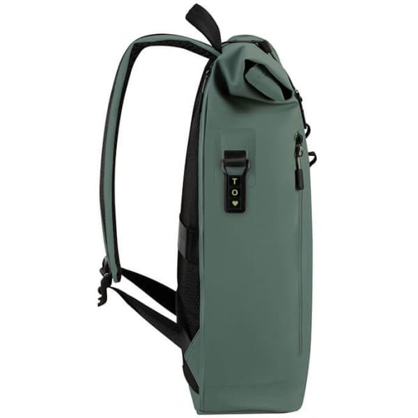 Samsonite Coatify Biz Rolltop 15,6" rygsæk, grøn