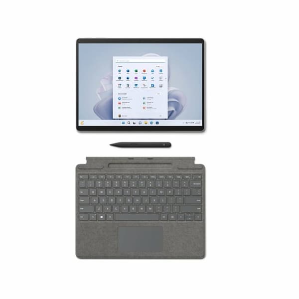 Laptop 2-in-1 Microsoft Surface Pro 9 Espanjalainen Qwerty 13" Intel Core i5-1235U 16 GB RAM 256 GB SSD