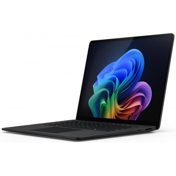 Microsoft Surface Laptop Copilot+ 15" bærbar, Win 11 Pro, sort (Commercial) Sort