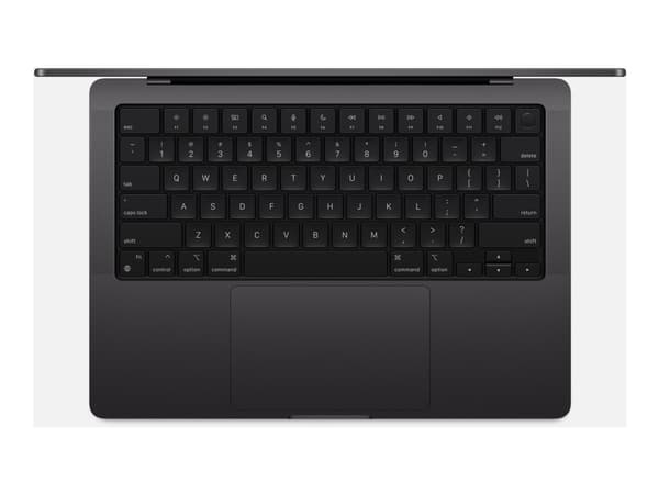Apple MacBook Pro - M4 - Apple M4 10-core - 16 GB RAM - 512 GB SSD - 14.2" 3024 x 1964 @ 120 Hz - Wi-Fi 6E, Bluetooth - romsvart - kbd: Dansk