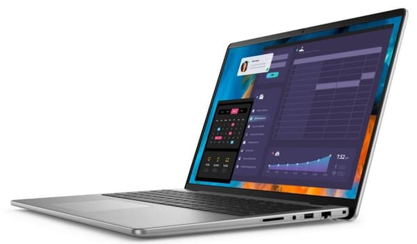 Notebook vostro (5640, prosessorin ydin 7, 150u, 1800 MHz, 16", 1920x1200, ram 16gb, ddr5, 5200 SSD 1tb, Intel-näytönohjain), Dell