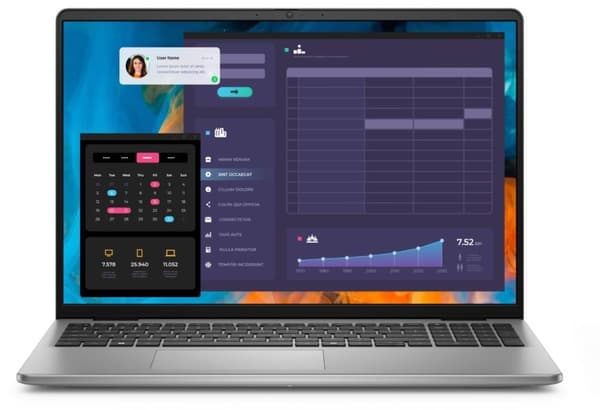 Notebook vostro (5640, prosessorin ydin 7, 150u, 1800 MHz, 16", 1920x1200, ram 16gb, ddr5, 5200 SSD 1tb, Intel-näytönohjain), Dell