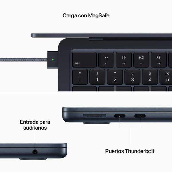 Apple Macbook Air 13´´ M2 8cpu 8gpu/16gb/256gb Ssd  Spanish QWERTY