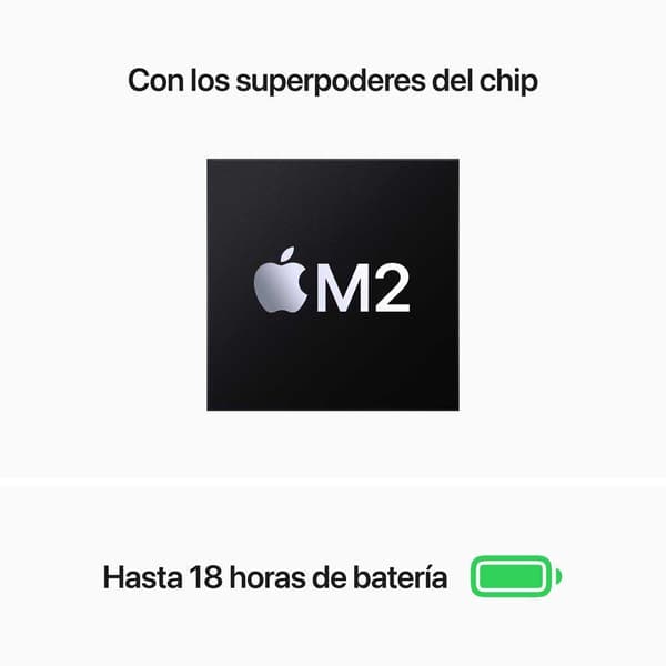 Apple Macbook Air 13´´ M2 8cpu 8gpu/16gb/256gb Ssd  Spanish QWERTY