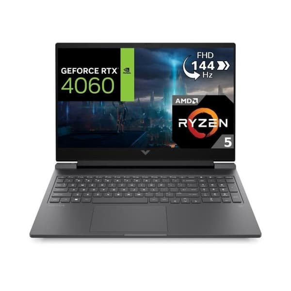 HP Victus 16-s1034nf Gaming Laptop PC - Utan Windows - 16,1" FHD 165Hz - RTX 4060 8GB - Ryzen 5-8645HS - 16GB - 512GB SSD - AZERTY