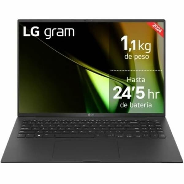 Bærbar computer LG 16ZD90S-G.AX75B 16" Intel Core Ultra 7 155H 16 GB RAM 512 GB SSD Sort