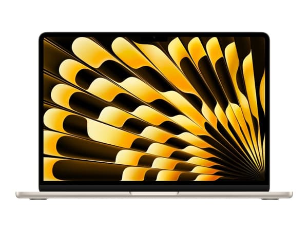 Apple MacBook Air - M3 - M3 8-core GPU - 16 GB RAM - 256 GB SSD - 13.6" IPS 2560 x 1664 (WQXGA) - Wi-Fi 6E, Bluetooth - stjernelys - kbd: Dansk