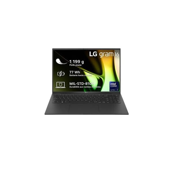 Bärbar Dator - LG - Gram 16Z90S-G.AD78F - Intel Core Ultra 7 - SSD 1 To - 32 Go RAM