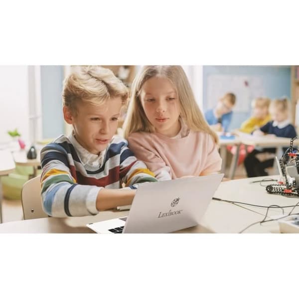 LAPTAB® bärbar dator med pekskärm för barn från 7 år och uppåt - LEXIBOOK varumärke - 2 års garanti