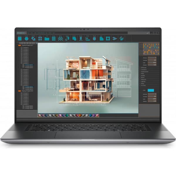 Dell Precision 5690 16" bærbar computer, Win 11 Pro (6VFPX) Grå