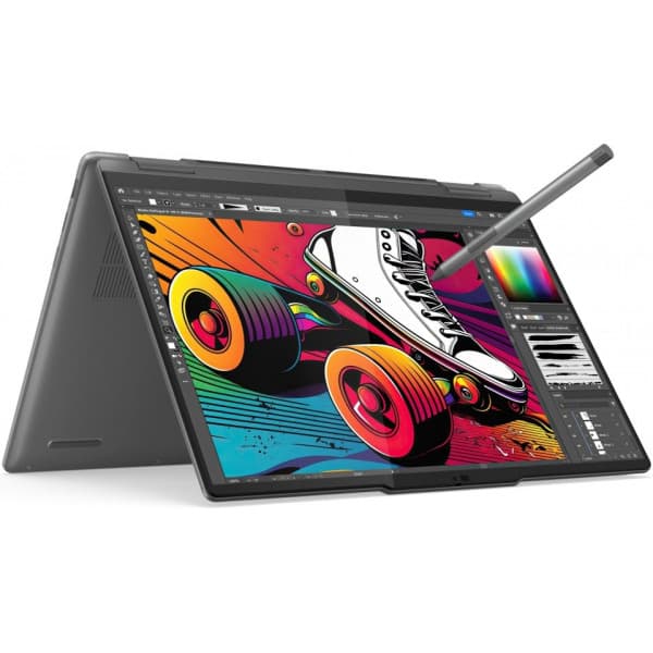 Lenovo Yoga 7 2-i-1 14" bærbar, Win 11, grå (83DJ0090MX)