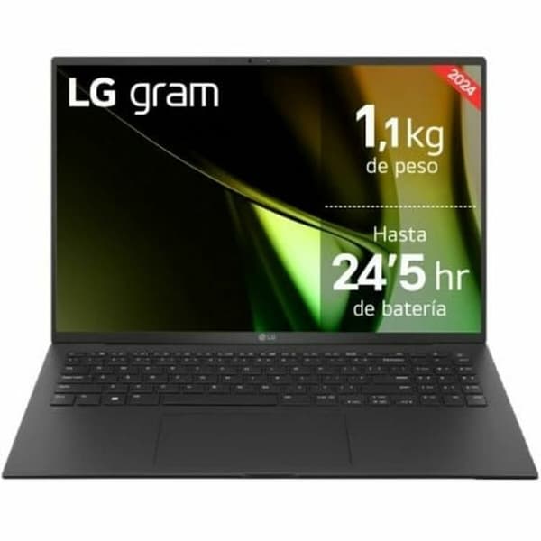 Bærbar computer LG 16ZD90S-G.AX75B 16" Intel Core Ultra 7 155H 16 GB RAM 512 GB SSD Spansk qwerty Sort