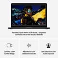 Miniatyrbilde 6 av 7: Laptop Apple MX2Y3Y/A 16,2" M2 48 GB RAM 512 GB SSD Spansk Qwerty