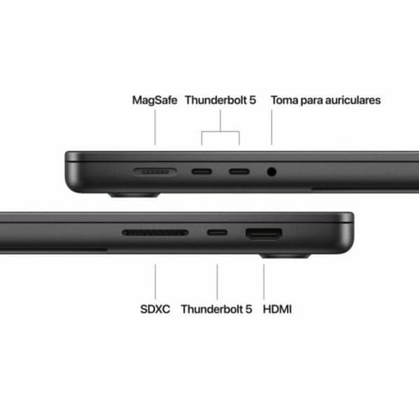 Laptop Apple MX2Y3Y/A 16,2" M2 48 GB RAM 512 GB SSD Spansk Qwerty
