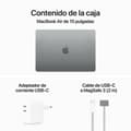 Miniatyrbild 9 av 9: Bärbar dator Apple MC9D4Y/A M3 16 GB RAM 256 GB SSD 15,3"