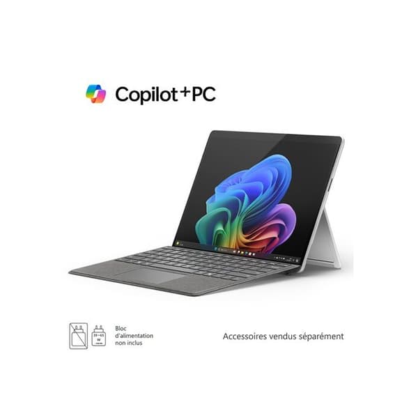 Bärbar dator - MICROSOFT - Surface Pro Copilot+ - 13" Touchscreen - 16 GB RAM - 256 GB SSD