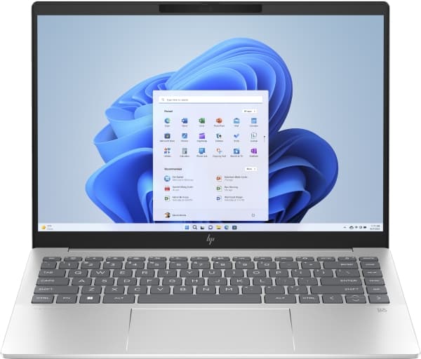 HP Pavilion Plus 14-ey0005no, AMD Ryzen™ 5, 35,6 cm (14"), 1920 x 1200 piksler, 16 GB, 512 GB, Windows 11 Home Sølv