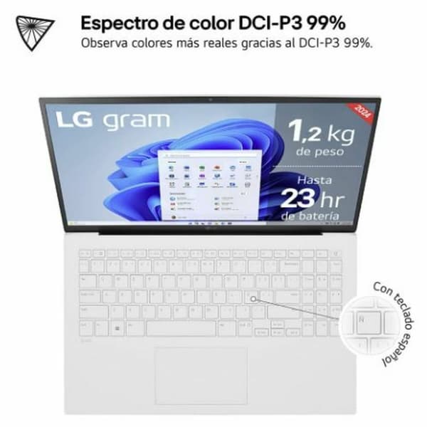 Bærbar computer LG 15Z90S-G.AA74B 14" Intel Core Ultra 7 155H 16 GB RAM 512 GB SSD