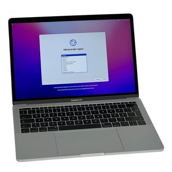 BEGAGNAD MacBook Pro 13-tum 2019 Touchbar i5 8GB 512GB SSD Silver Grå Klass B