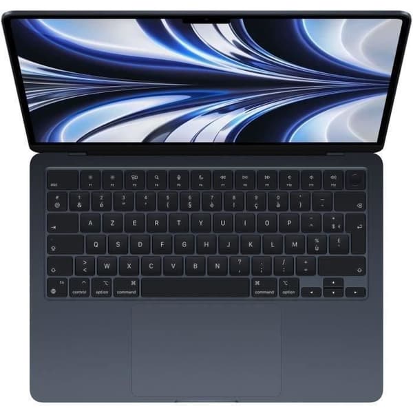 Apple - 13,6" MacBook Air M2 - 8 GB RAM - 512 GB lagring - Midnatt - AZERTY - Renoverad - Utmärkt skick- REFURBISHED