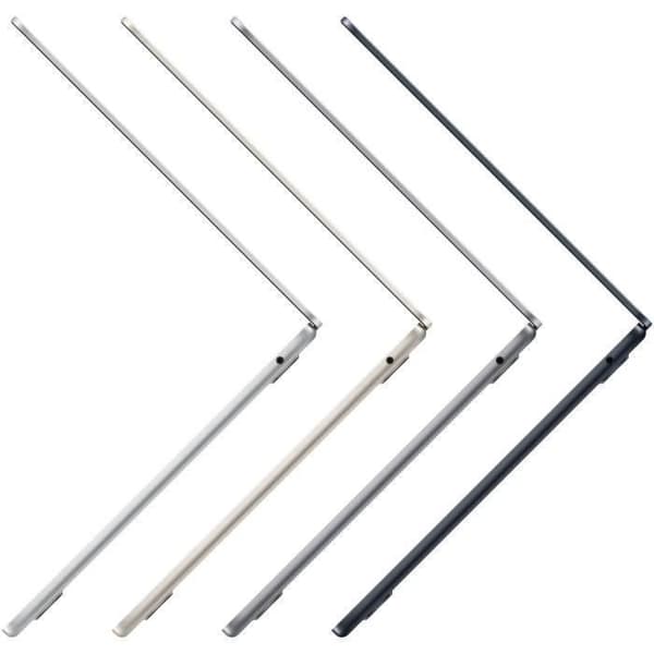 Apple - 13,6" MacBook Air M2 - 8 GB RAM - 512 GB lagring - Midnatt - AZERTY - Renoverad - Utmärkt skick- REFURBISHED