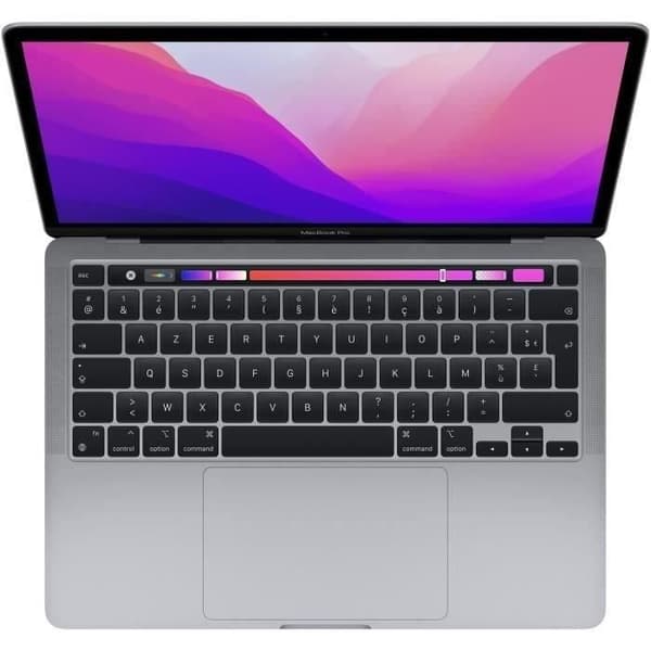 Äpple - 13,3" MacBook Pro M2 - RAM 8GB - Lagring 512GB - Rymdgrå - AZERTY (2022) - Renoverad - Utmärkt skick- REFURBISHED