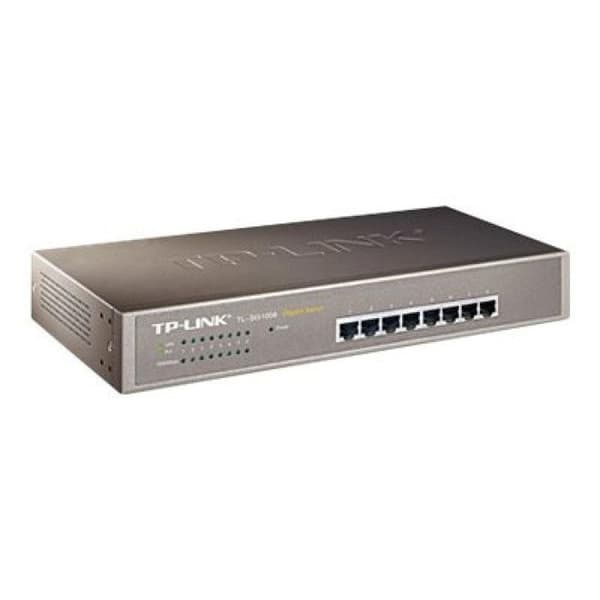 TP-LINK TL-SG1008 ICKA INTE ADMINISTRERAD GIGABIT ETHERNET (10/100/1000) 1U SVART