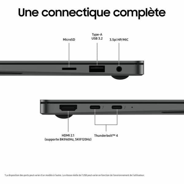 Bärbar dator Samsung GALAXY BOOK5 PRO 16" intel core ultra 7 256V 16 GB RAM 512 GB SSD