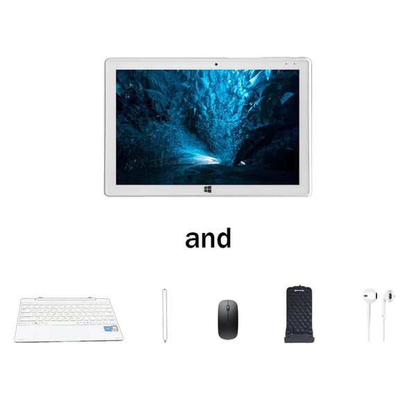 2 i 1 Surfplatta, 8GB RAM, 128GB SSD,Allt klart, EU
