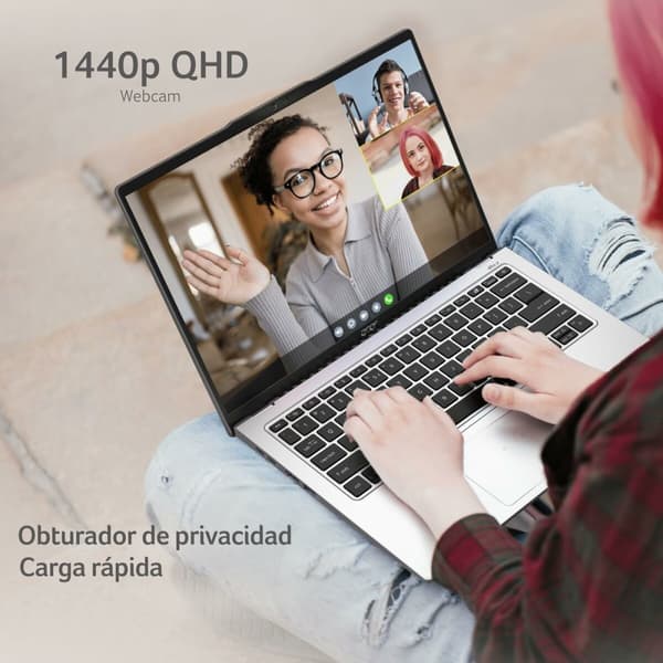 Bärbar dator Acer NX.KWMEB.002 14" Intel Core Ultra 7 155u 16 GB RAM 512 GB SSD