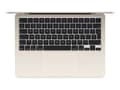 Pikkukuva 3 / 5: Apple MacBook Air 13-inch : M4 chip with 10-core CPU and 10-core GPU, 16GB, 512GB SSD - Starlight, Apple M, 34.5 cm (13.6"), 2560 x 1664 pixels, 16 G