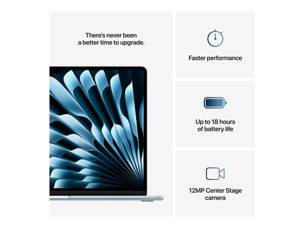Apple MacBook Air , Apple M, 38.9 cm (15.3"), 2880 x 1864 pixels, 24 GB, 512 GB, macOS Sequoia