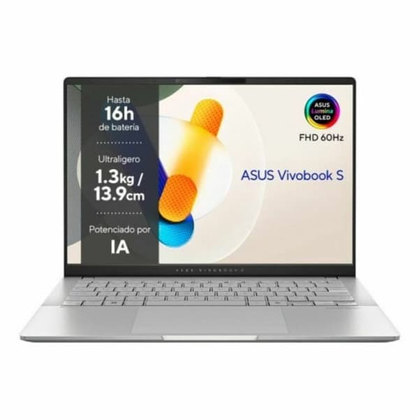 KÄYTETTY Laptop Asus Espanjalainen Qwerty 14" AMD Ryzen 5 7535HS 16 GB RAM 512 GB SSD (Kunnostetut Tuotteet A) Hopea