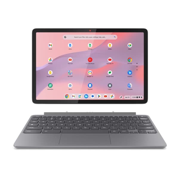 Laptop Lenovo Chromebook Duet 10,95" Kompanio 838 8 GB RAM 128 GB SSD Espanjalainen Qwerty Harmaa